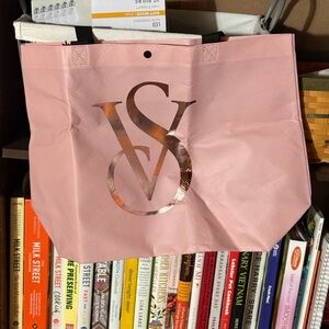 Victoria's Secret Pink Tote with Gold Logo